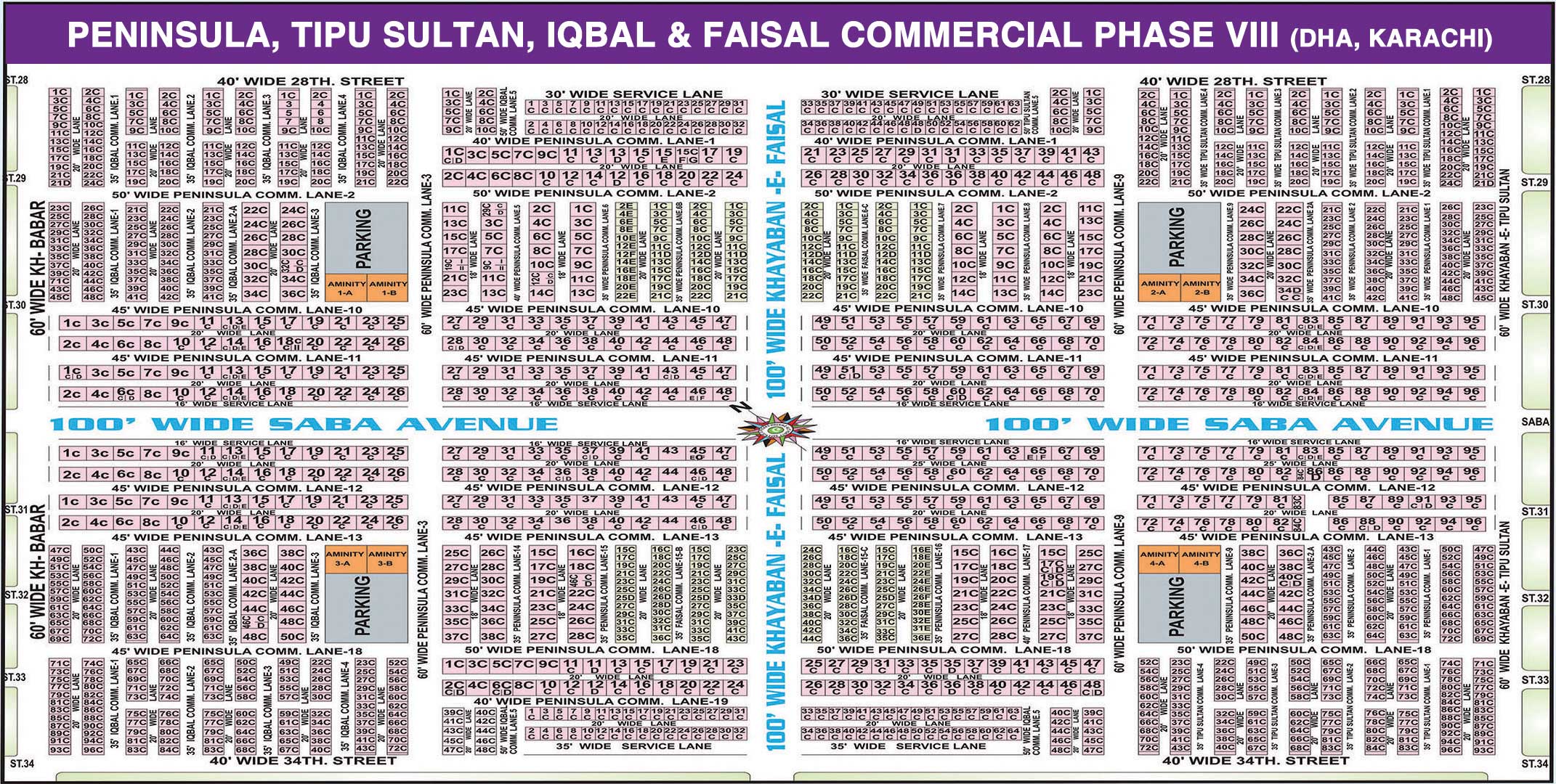 Dha Phase 8 Map