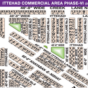 DHA Phase 6: Ittehad Commercial