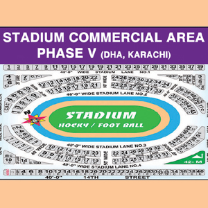 DHA Phase 5: Stadium Commercial